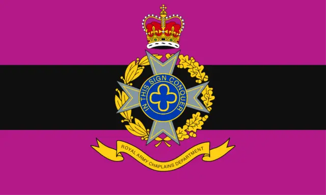 Royal Army Chaplains Flag -  High  Quality Flag Material  Various Sizes