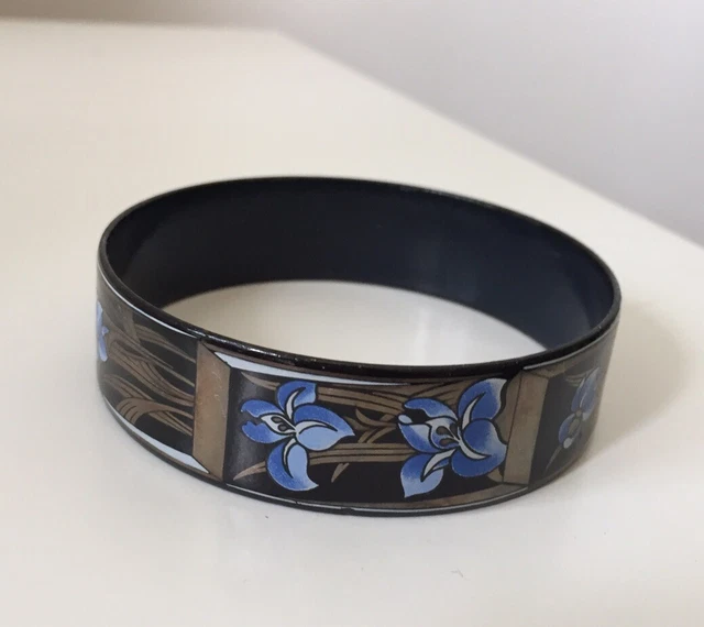Bracelet Large Jonc émaillé Signé Michaela Frey - Occasion Bon état