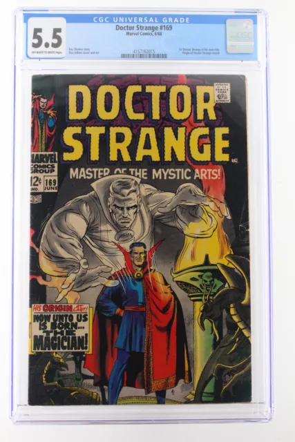 Doctor Strange #169 - Marvel 1968 CGC 5.5 1st Doctor Strange in his own title