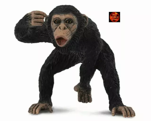 Male Chimpanzee Chimp Monkey Ape Toy Model Figure by CollectA 88492 Brand New