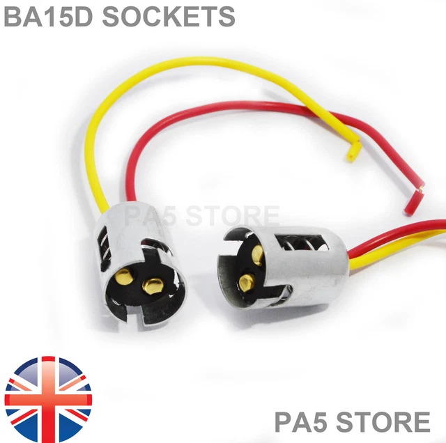 KE LI MI 2x T10 W5W Automobile small LED light bulb plug wedge hard adaptor socket connector t10