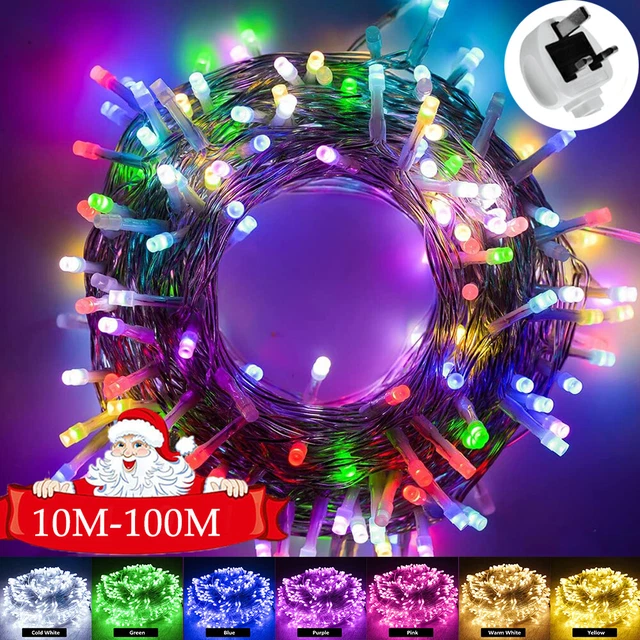 100M 2000LED FAIRY String Lights Plug in Mains In/Outdoor Xams