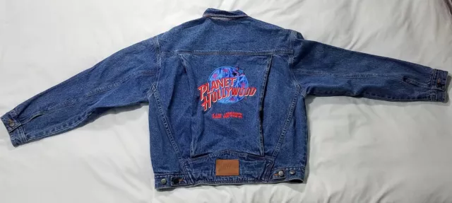 Planet Hollywood San Antonio TX Women's Denim Jean Jacket Coat Medium