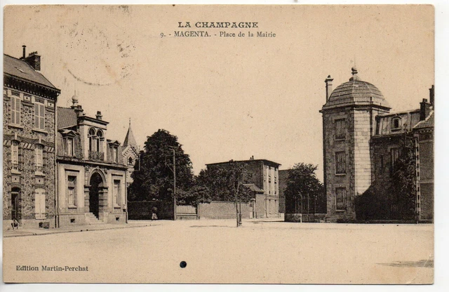 MAGENTA Epernay Dizy - Marne - CPA 51 - Place de la Mairie
