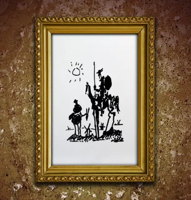 LARGE POSTER Pablo Picasso - Don Quixote - Wall Art Print 36x24
