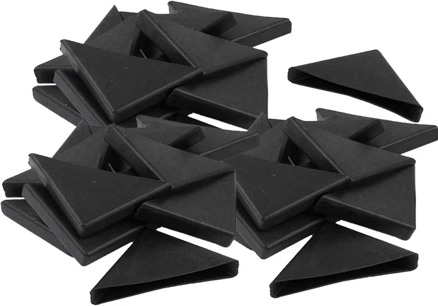 Plastic Corner Protectors- 20 Pcs Shape Triple-Cornered Glass Corner Prote