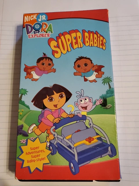 NICK JR DORA The Explorer Super Babies VHS Video Tape VTG Nickelodeon 