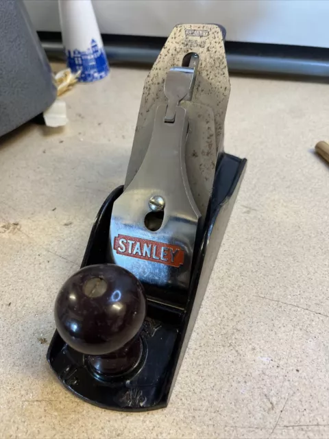 Vintage Stanley Bailey No.4 1/2 Carpenters Hand Smoothing Plane Carpentry Tool