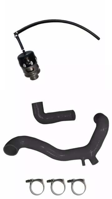 Evolution Powersports Maverick X3 BOV Blow Off Valve Black Silicon Charge Tube