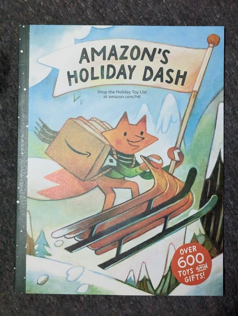 Amazon's Holiday Dash Toy List Kids Gift Book Catalog Stickers Activities 2023