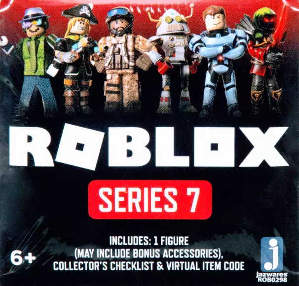 1FRF Roblox 3 Action Figure, Series 7 Dominus Dudes Purple Helmet (NO  CODE)