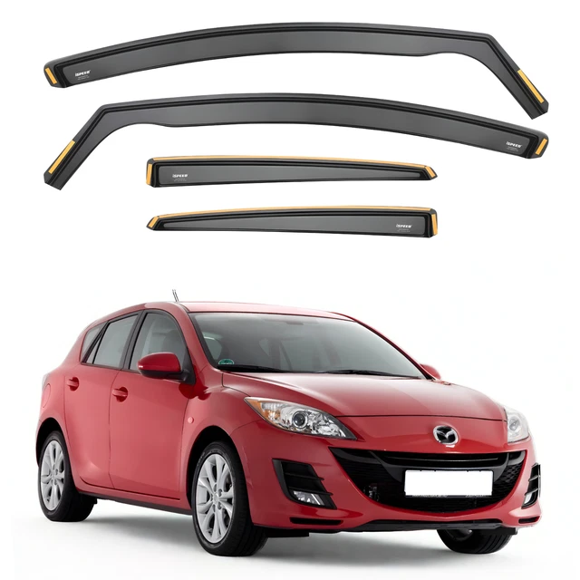 TOYOTA AYGO MK2 2014-2021 5 Door Hatchback Wind Deflectors 2pc Tinted | UK