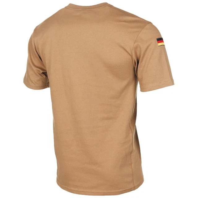 Commando Industries BW Tropenunterhemd: Oliv Mit Klett & Deutschlandflagge
