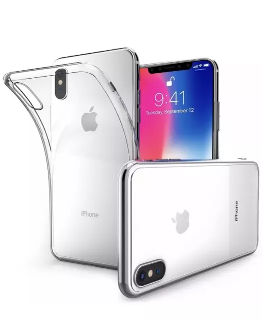 New Ultra Thin Slim TPU Gel Case Cover For Apple iPhone XS Max XR 8 7 6 Plus 5s