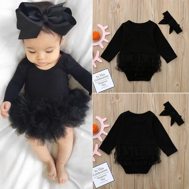 Set abiti fascia tulle tulle neonata neonata 3