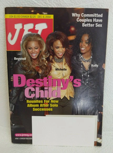 JET MAGAZINE DEC 6 2004 Destiny's Child Beyonce Michelle Williams Kelly ...