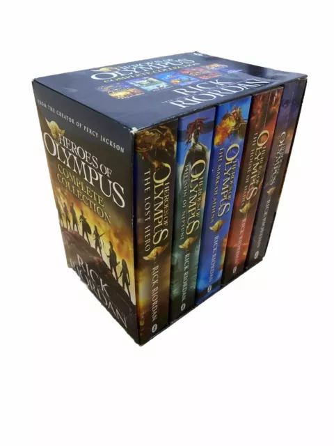 Heroes of Olympus 5 Books Complete Collection Gift Boxed Set by Rick Riordan