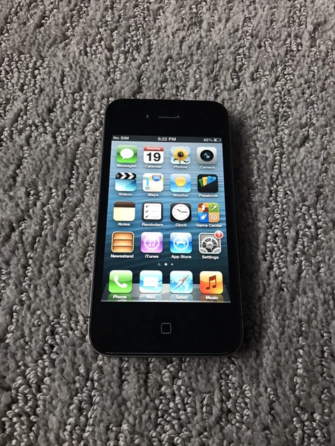 IOS 6! APPLE iPhone 4s 16GB Black (Unlocked) (CA)