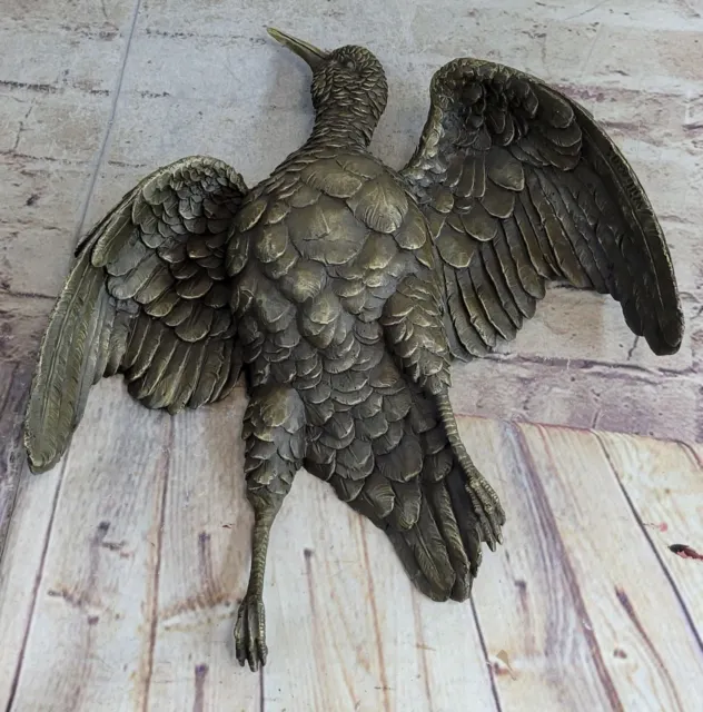 Decorativa da Parete Statuina, Uccello Amanti da Collezione Statua Bronzo Decoro