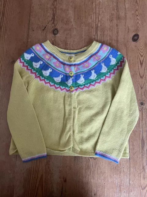 Boden Easter Cardigan 6-7 Years Ducks (more 5-6)