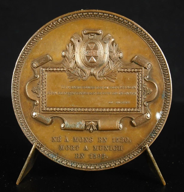 MEDAL ROLAND OF Lassus Delattre Composer School Franco-Flamande Belgium ...