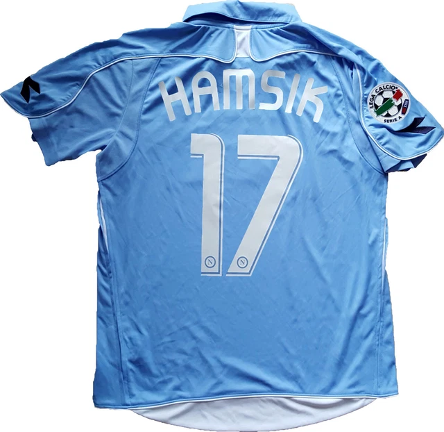 Maillot Domicile Napoli Hamsik 2009/2010 Diadora Taille XL - Modèle Lete
