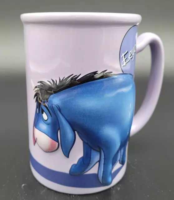 Vintage 3D EEYORE - The Disney Store - Coffee Mug - 500ml - purple