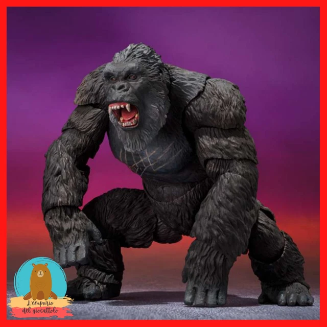 Bandai Godzilla X Kong: The New Empire – Action Figure Kong 2024, 16.5 Cm, Morbida E Dettagliata