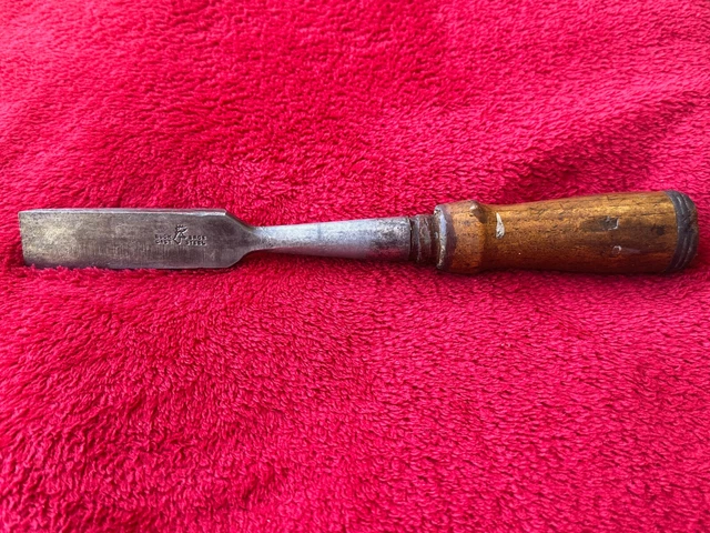 Buck Bros Vintage / Antique 1 Inch Chisel Cast Steel Buck Logo 