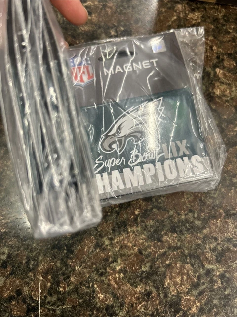 100 PHILADELPHIA EAGLES Super Bowl LIX Champions Refrigerator Magnet 2. ...