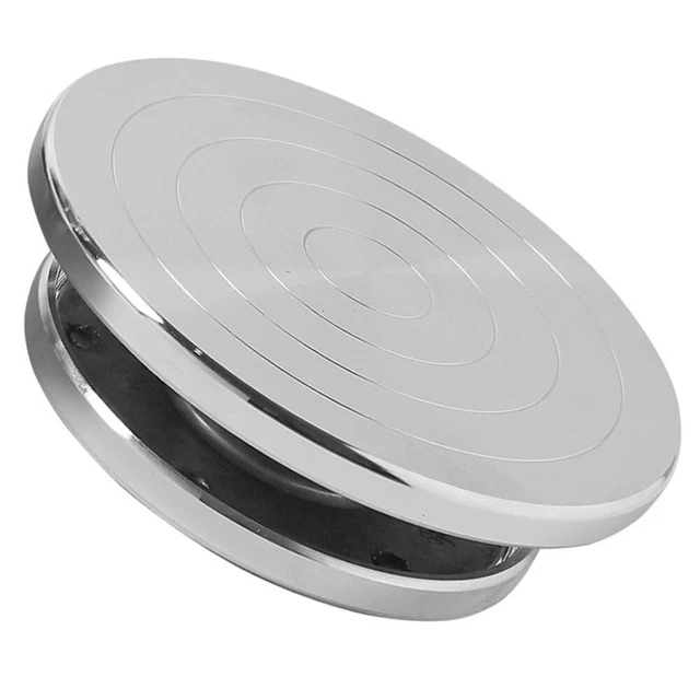 Himalya Tortenständer Aus Aluminium – Drehbarer Kuchen-Drehteller, 30,5 Cm, Rutschfest