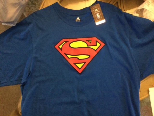 adidas superman dwight howard t shirt 2xl 100% cotton adidas superman dwight howard t shirt 2xl 100% cotton