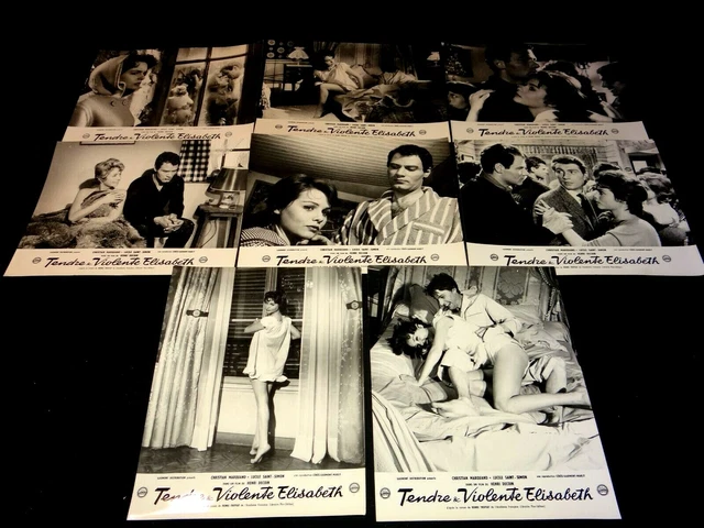 TENDRE ET VIOLENTE ELISABETH Lucile Saint-Simon jeu photos cinema 1960