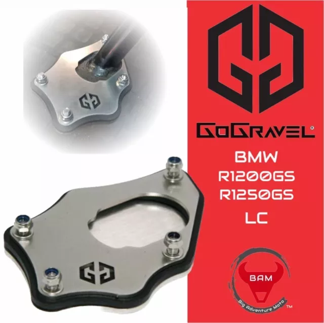 GoGravel BMW R1200/1250GS LC side stand enlarger (K50) (not Adv)