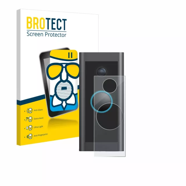 Anti-Riflesso Vetro Pellicola Protezione per Ring Video Doorbell Wired Proteggi