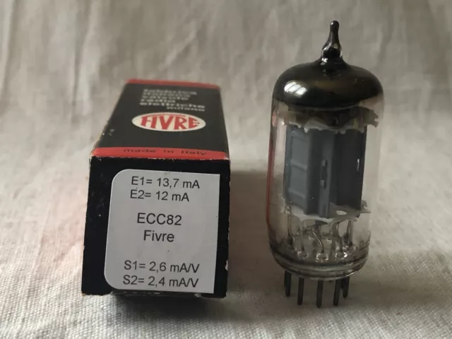 ECC82, 12au7 Fivre Vacuum Tube, lampe, Röhre, Valve Lampa. NOS, NIB