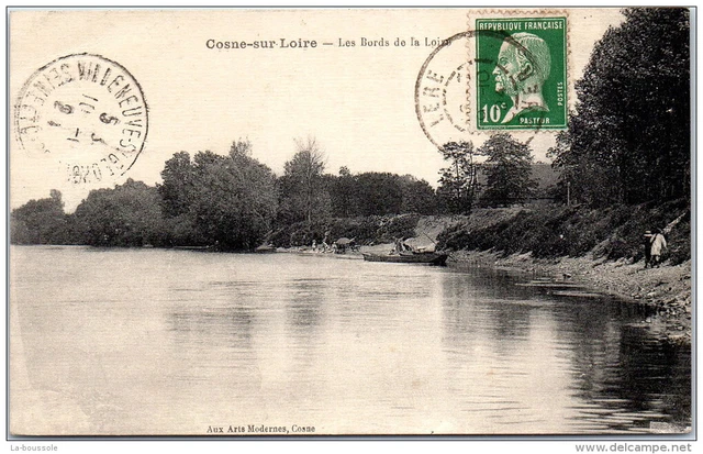 58 COSNE SUR LOIRE - les bords de la loire