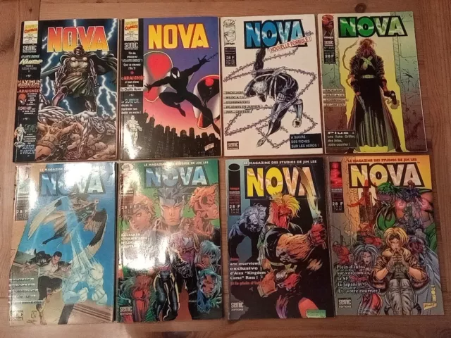 Lot de 8 comics NOVA n° 226 à 233 Marvel Semic Image - Très Bon État