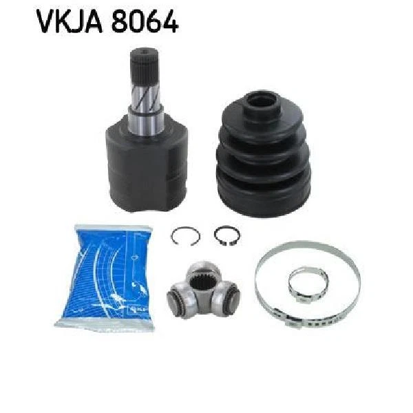 1x SKF Gelenksatz, Antriebswelle VKJA8064 4034916121 vorne links
