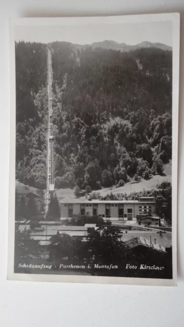 CPA AUTRICHE - Carte photo Schrägaufzug - Parthenen i Montafon