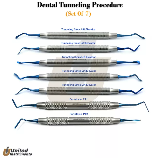 Titanium - Vista Tunneling Procedure Tools Kit PPAELA Implant Dental Instruments