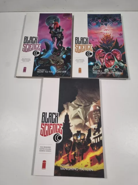Black Science Vol 1-3 2015 Image Comics Graphic Novel