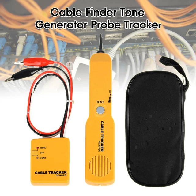 CABLE FINDER TONE Generator Probe Tracker Wire Network Tester Tracer ...