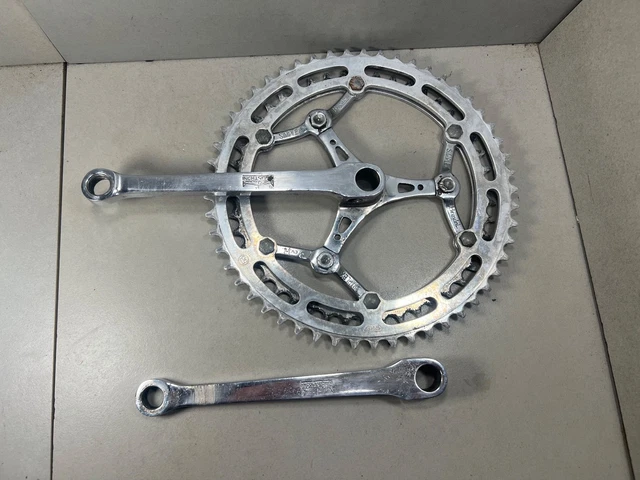 Guarnitura bici epoca marcata MAGISTRONI, in acciaio, denti 42