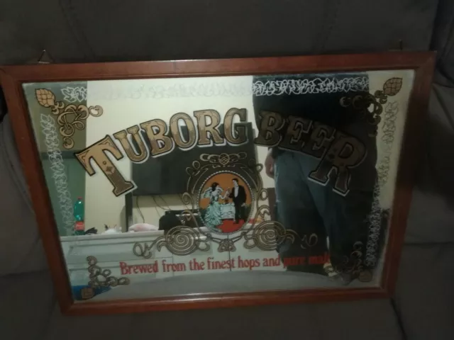 Quadro Specchio Birra Tuborg anni 80 2