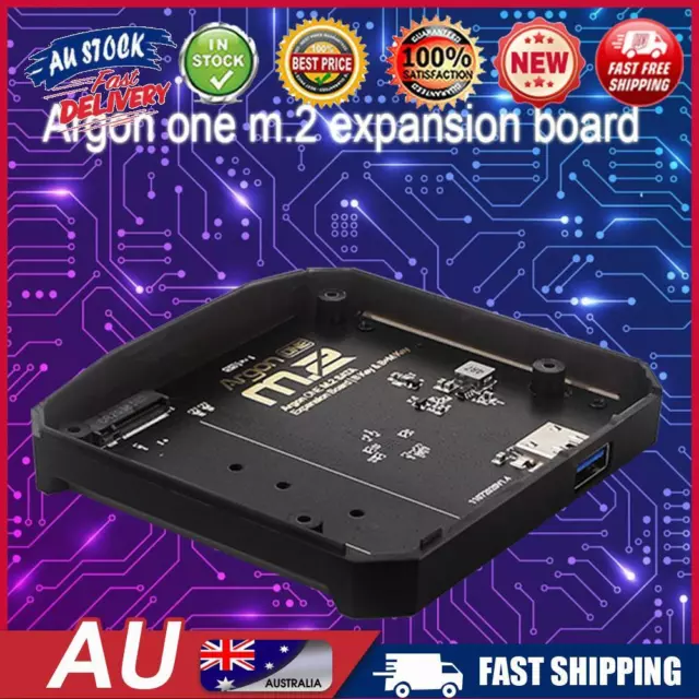 Argon ONE Case Expansion Board SSD Connected for Raspberry Pi 4B AU