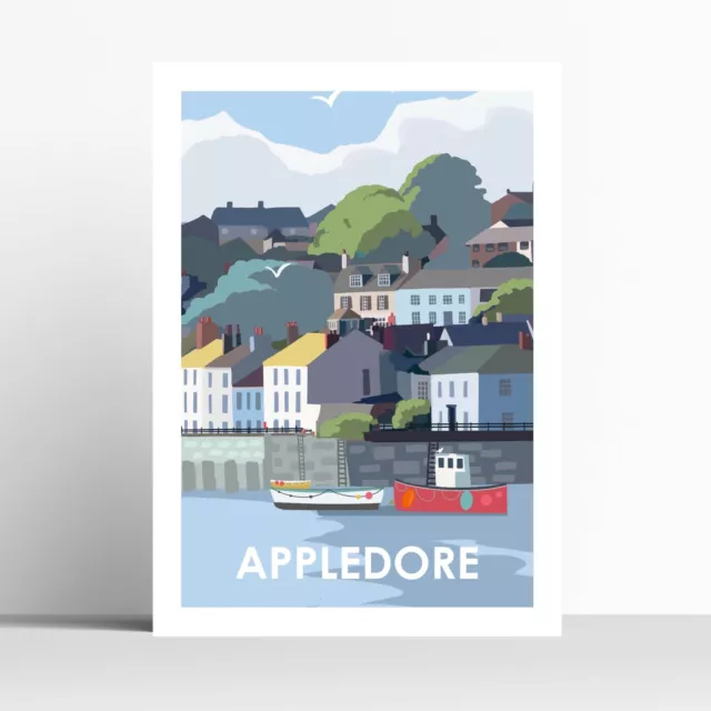 Appledore Devon Digital Print