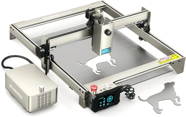 ATOMSTACK S20 PRO Laser Engraver,Cutting Machine with Air Assist Kits, Used