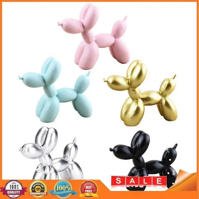 Resin Balloon Dog Animal Figurine Art Sculpture Modern Living Room Desktop Decor