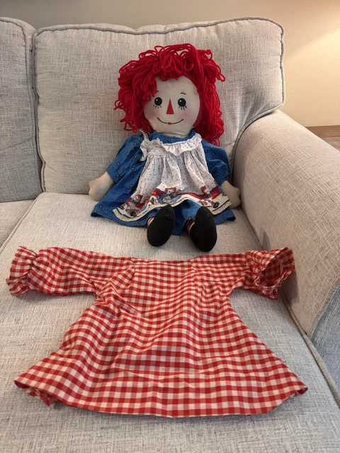 raggedy ann red dress Treehouse Toys vintage look of the original character Raggedy Ann Classic 12"